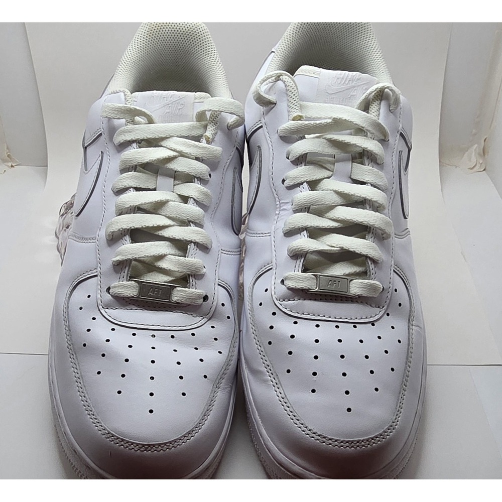 Nike Air Force 1 '07 Low Triple White CW2288-111 Size 12 Men